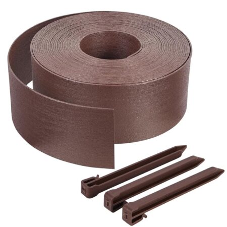 offerta a tempo: vounot® bordo giardino flessibile, bordi aiuole pe bordura per prato con picchetti di fissaggio — 8% da 49,99 € a 45,99 €