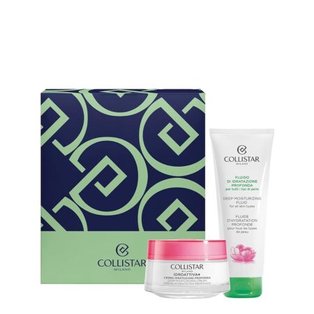 offerta a tempo: collistar cofanetto viso, crema idratazione profonda 50 ml + fluido idratazione profonda 100 ml — 25% da 40,00 € a 30,00 €