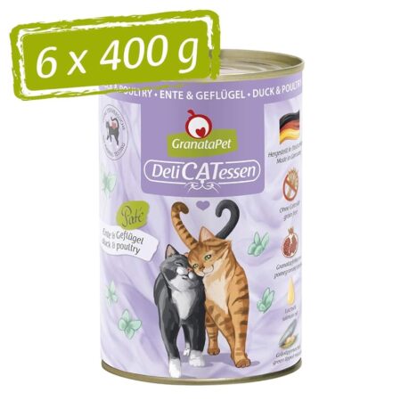offerta a tempo: granatapet delicatessen anatra e pollame, 6 x 400 g — 9% da 16,82 € a 15,30 €