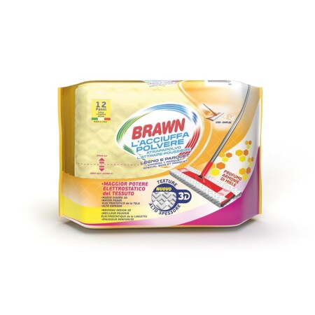 offerta a tempo: brawn acciuffapolvere legno e parquet 12 pezzi — 36% da 1,39 € a 0,89 €