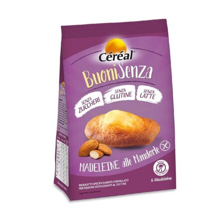 offerta a tempo: céréal madeleine mandorle, merendine zero zuccheri — 35% da 4,58 € a 2,99 €