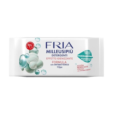 offerta a tempo: fria 12 salviette detergenti con antibatterico — 46% da 1,82 € a 0,99 €