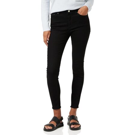 offerta a tempo: only onlblush mid sk ank rawjns rea2343 noos jeans skinny, nero (black denim) — 15% da 39,99 € a 33,99 €