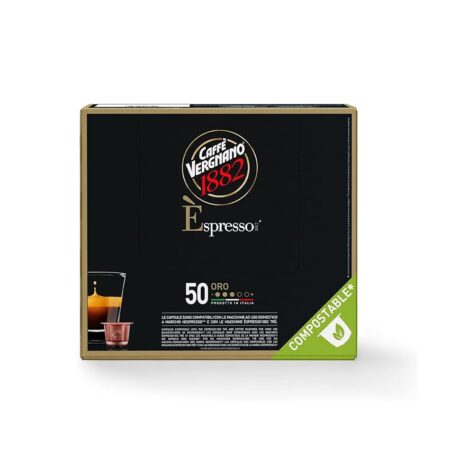 offerta a tempo: caffè vergnano 50 capsule di caffè compatibili con nespresso — 40% da 16,49 € a 9,90 €
