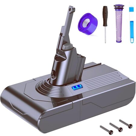 offerta a tempo: flylinktech batteria per dyson v8 sv10 6500mah – compatibile con tutti i modelli dyson v8 (animal) — 10% da 49,99 € a 44,99 €