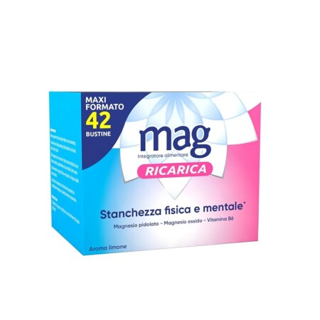 offerta a tempo: mag ricarica integratori per adulti con magnesio pidolato, magnesio ossido — 5% da 23,28 € a 22,09 €