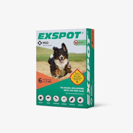 offerta a tempo: exspot 2ml gocce antiparassitario cane pipette antiparassitario cani per cani — 16% da 31,19 € a 26,17 €