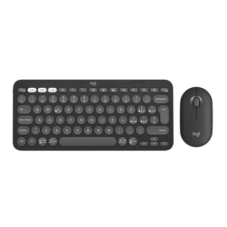 offerta a tempo: logitech pebble 2 combo, kit tastiera e mouse wireless discreto — 15% da 56,40 € a 48,19 €