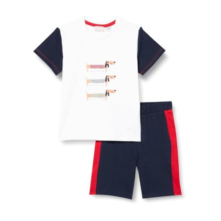 offerta a tempo: chicco, completo neonato con t shirt e pantaloncini corti — 26% da 22,99 € a 17,04 €