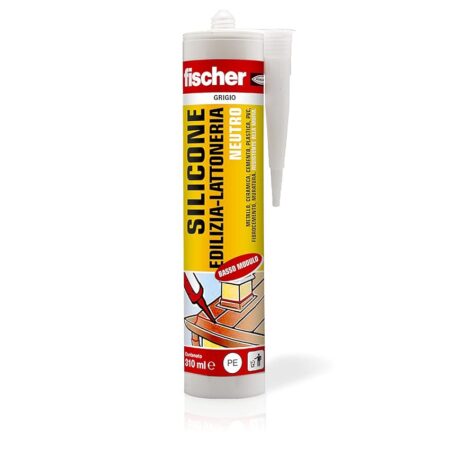 offerta a tempo: fischer, silicone sigillante sbm 310 grigio — 19% da 10,90 € a 8,87 €