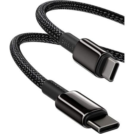 offerta a tempo: baseus cavo dati con doppio connettore usb tipo c, 100 w pd 5a qc 4.0 — 5% da 12,99 € a 12,34 €