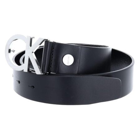 offerta a tempo: calvin klein donna cintura ck logo belt 3.5 cm cintura in pelle — 34% da 54,90 € a 35,99 €