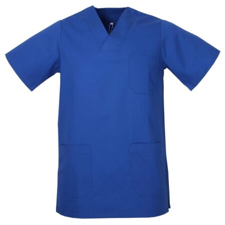 offerta a tempo: misemiya casacca sanitaria scollo a v tunica scrub top 817, blue royal — 10% da 17,99 € a 16,20 €