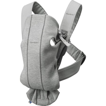offerta a tempo: babybjörn marsupio mini jersey 3d, grigio chiaro — 14% da 114,90 € a 98,27 €