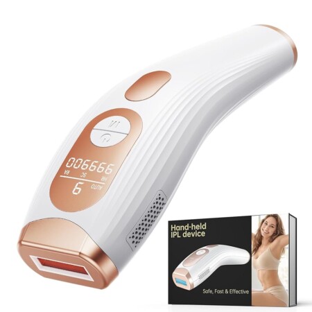 offerta a tempo: epilatore luce pulsata, epilatore laser 9 livelli di energia — 24% da 69,99 € a 53,19 €