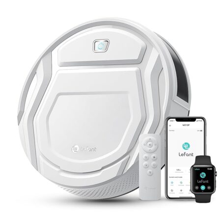 offerta a tempo: lefant m210 robot aspirapolvere, aspirazione 2200pa,robot di ricarica automatica ultrasottile,pulizia della casa,autonomia 120 min — 25% da 132,15 € a 98,73 €