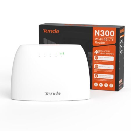 offerta a tempo: tenda 4g03 router 4g lte cat4 wireless n300mbps, router wifi con sim — 24% da 49,99 € a 38,00 €
