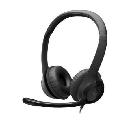 offerta a tempo: logitech h390 cuffie cablate, cuffia stereo con microfono regolabile con cancellazione del ‌‎rumore — 31% da 30,28 € a 21,00 €