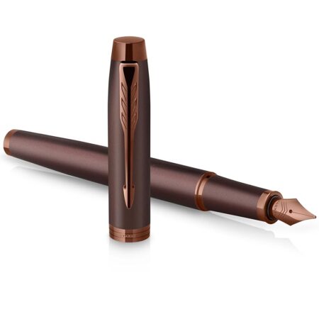 offerta a tempo: parker penna stilografica monocromatica im | inchiostro blu | finitura e puntale bordeaux — 15% da 57,30 € a 48,59 €
