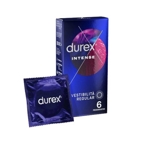 offerta a tempo: durex intense preservativi stimolanti con nervature e gel stimolante — 29% da 10,00 € a 7,14 €