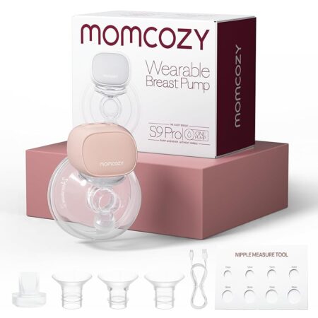offerta a tempo: momcozy s9 pro tiralatte indossabile aggiornato, elettrico a mani libere con display a led — 10% da 64,99 € a 58,49 €