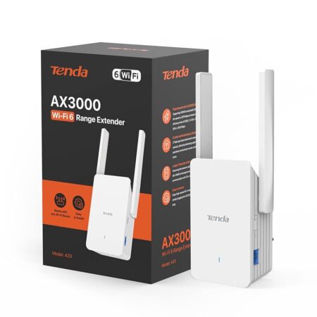 offerta a tempo: tenda a33 ripetitore wifi 6 ax3000, amplificatore wifi 6 doble band gigabit — 26% da 64,99 € a 47,99 €