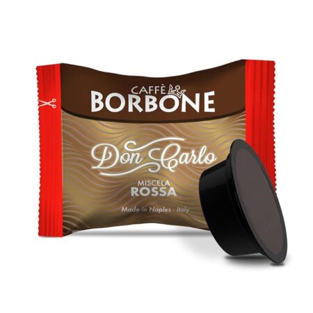 offerta a tempo: caffè borbone don carlo, miscela rossa 50 capsule compatibili con le macchine — 20% da 15,89 € a 12,70 €