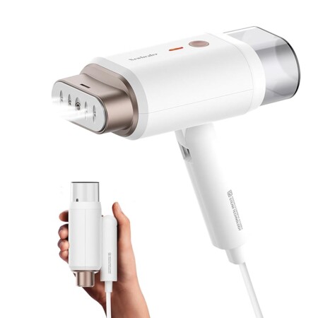 offerta a tempo: newbealer ferro da stiro verticale, stiratrice verticale portatile pieghevole — 8% da 59,99 € a 54,99 €