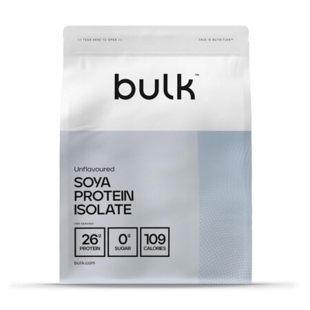 offerta a tempo: bulk proteine isolate di soia, frullato proteico vegano — 28% da 48,53 € a 34,99 €