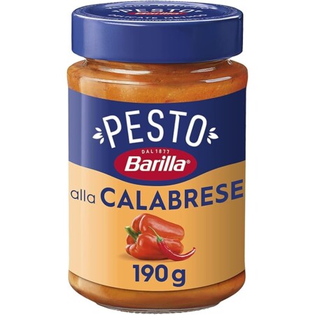 offerta a tempo: barilla pesto alla calabrese, sugo pronto con peperoni rossi — 24% da 2,34 € a 1,79 €