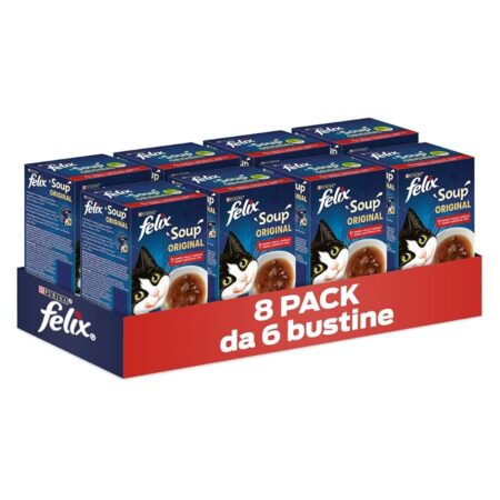 offerta a tempo: purina felix 48 confezioni di cibo per gatti — 20% da 19,92 € a 15,92 €