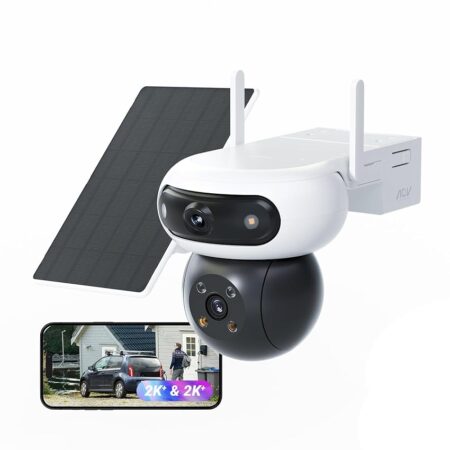 offerta a tempo: ezviz 8mp (4mp+4mp) telecamera wifi esterno batteria con doppia lente) — 10% da 229,99 € a 206,99 €