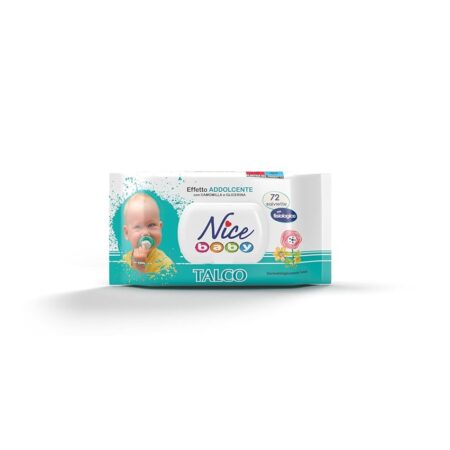 offerta a tempo: nice baby talco 72 salviette umidificate per cambio pannolino — 32% da 1,25 € a 0,85 €