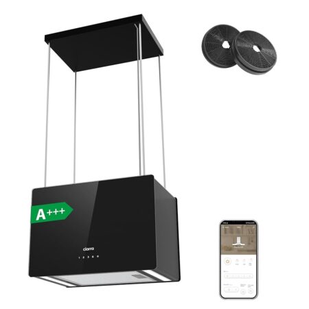 offerta a tempo: ciarra cbcb4850 classe a+++ cappa a isola 48 cm 700m³/h smart wifi controllo app 4 — 19% da 329,99 € a 266,47 €
