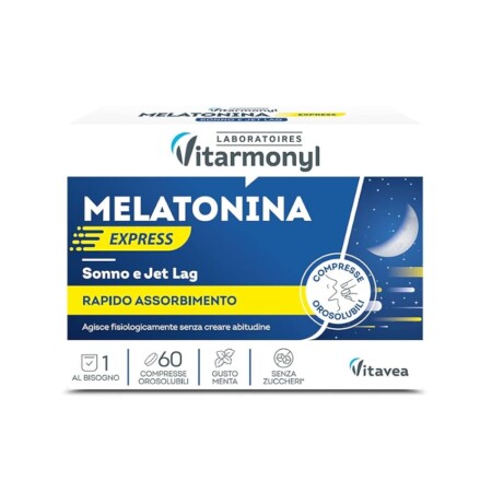 offerta a tempo: melatonina express integratore alimentare per il sonno 60 compresse orosolubili — 39% da 5,93 € a 3,59 €