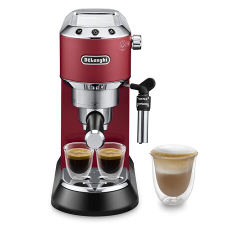 offerta a tempo: de'longhi dedica ec685.r macchina caffè espresso manuale, caffè polvere o cialde e.s.e. — 27% da 203,99 € a 148,00 €