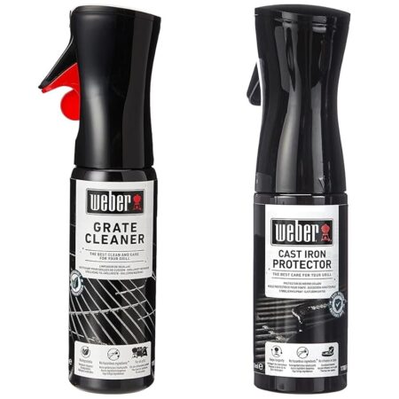 offerta a tempo: weber 17889 spray protettivo per ghisa, nero & 17875 detergente per griglie — 18% da 21,48 € a 17,55 €