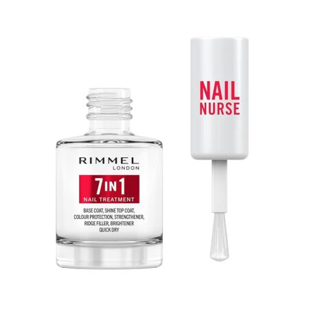 offerta a tempo: rimmel london rinforza, leviga e protegge il colore 7 in 1 per unghie — 75% da 7,90 € a 1,96 €