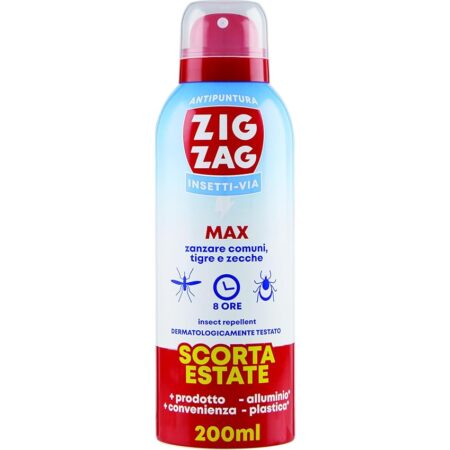 offerta a tempo: zig zag repellente spray antizanzare 200ml — 40% da 9,98 € a 5,99 €