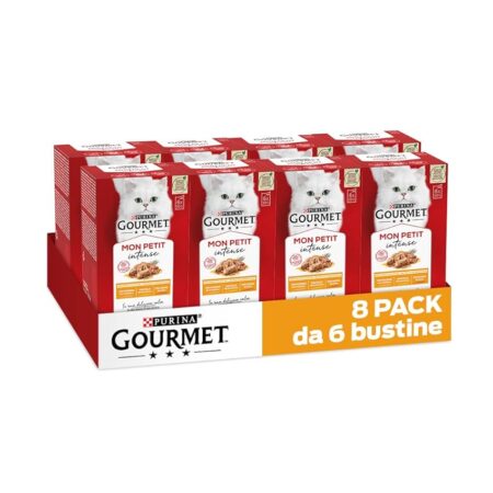 offerta a tempo: gourmet purina mon petit umido gatto scelta deliziosa con carni delicate con anatra — 26% da 32,21 € a 23,92 €