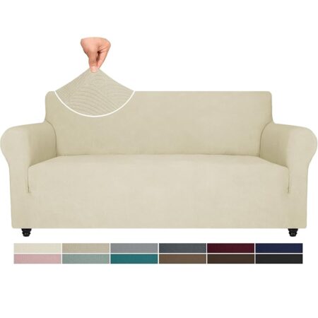 offerta a tempo: ystyle copridivano 3 posti con braccioli, copri divano antigraffio gatto — 10% da 36,99 € a 33,29 €