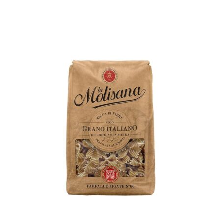offerta a tempo: la molisana, farfalle rigate integrali n. 66 — 32% da 1,45 € a 0,98 €
