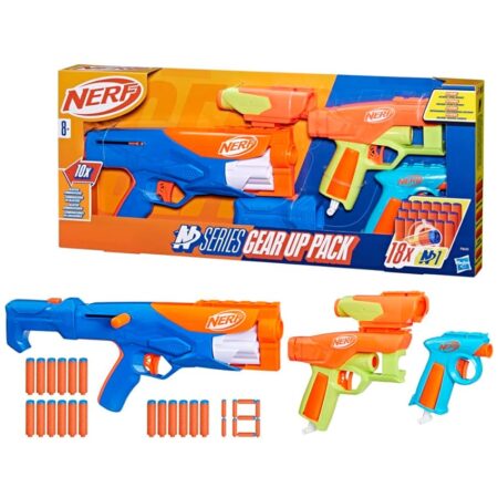 offerta a tempo: hasbro set di 3 blaster nerf + 18 dardi — 41% da 29,99 € a 17,80 €