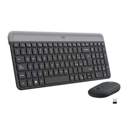offerta a tempo: logitech mk470 kit mouse e tastiera wireless per windows, ricevitore usb 2.4 ghz — 39% da 61,99 € a 37,99 €