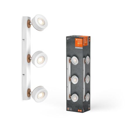 offerta a tempo: ledvance lampada da soffitto con 3 punti luce orientabili — 67% da 74,95 € a 24,95 €