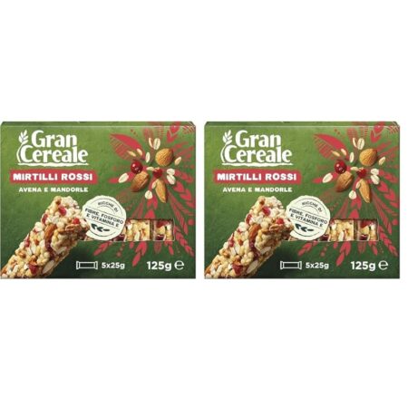 offerta a tempo: gran cereale snack barrette 4 cereali mandorle e mirtilli rossi — 38% da 6,98 € a 4,30 €