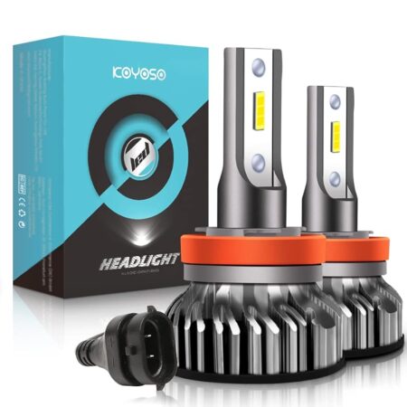 offerta a tempo: koyoso lampadine h11 led 10000lm, kit lampada sostituzione per alogena lampade e xenon luci — 34% da 36,99 € a 24,53 €