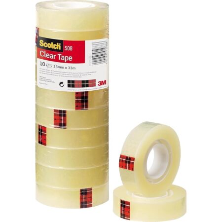 offerta a tempo: scotch nastro adesivo trasparente 10 rotoli — 35% da 4,59 € a 2,99 €