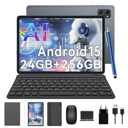 offerta a tempo: tabwee android 15 tablet con tastiera 24 gb ram+ 256gb rom(2 tb tf) — 28% da 179,99 € a 129,99 €