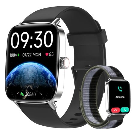 offerta a tempo: smartwatch uomo donna, 1.85" orologio smartwatch con chiamate e notifiche whatsapp — 36% da 49,98 € a 31,98 €